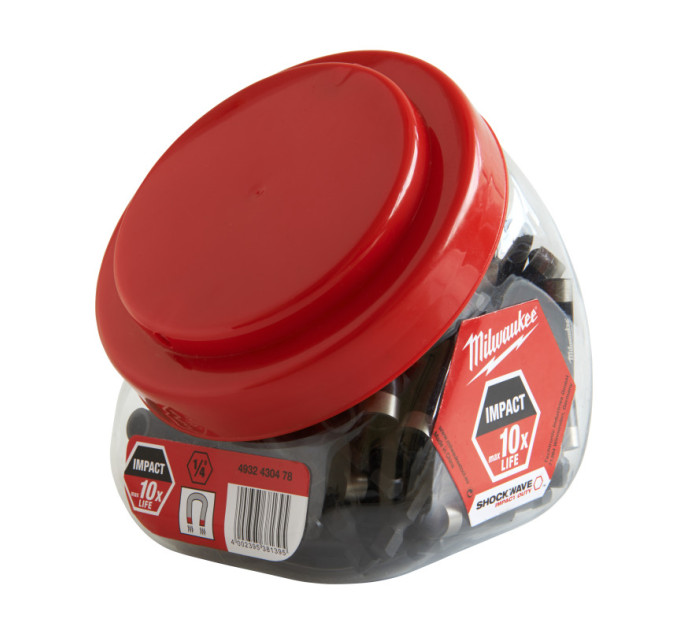 Держатель для бит магнитный ShW 1/4'' Hex MILWAUKEE, 60мм (без блистера)