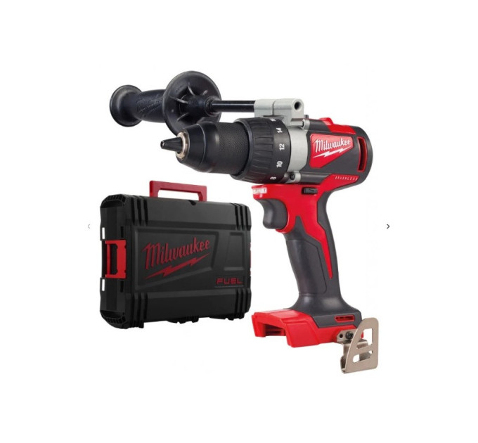 Дриль-шуруповерт акумуляторна безщіткова MILWAUKEE M18 BLDD2-0X (82Нм) (каркас+HDкейс)
