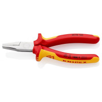 Плоскогубцы с гладкими губками, 160мм VDE KNIPEX 20 06 160, хромированные
