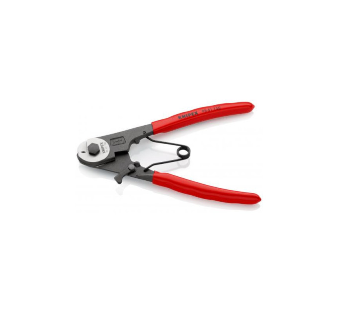 Ножницы для резки боуденовского троса Ø3,0мм, 150мм KNIPEX 95 61 150, фосфатированные