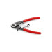 Ножницы для резки боуденовского троса Ø3,0мм, 150мм KNIPEX 95 61 150, фосфатированные