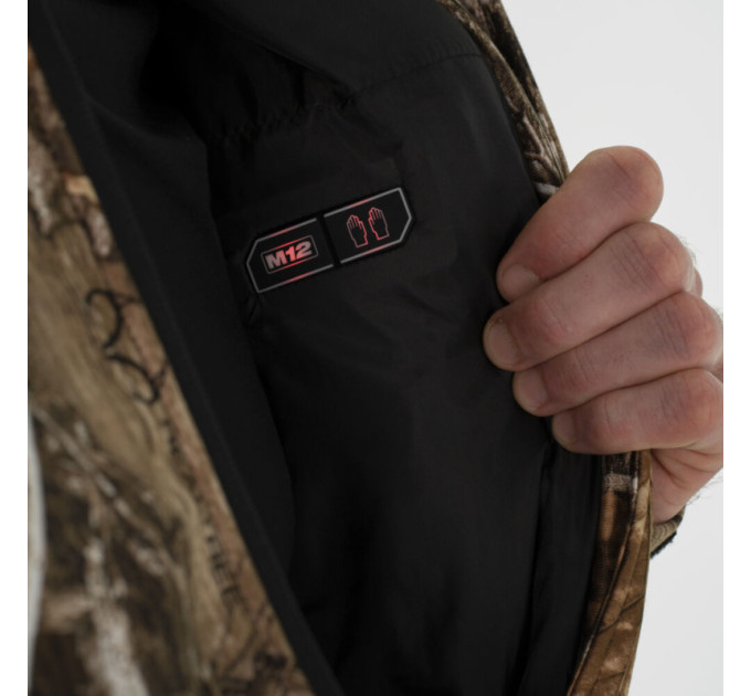 Куртка с подогревом MILWAUKEE, M12 HJCAMO6-0 (XL), камуфляжная (размер XL)