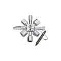 Ключ крестовой для электрошкафов и систем запирания TwinKey® 92мм KNIPEX 00 11 01