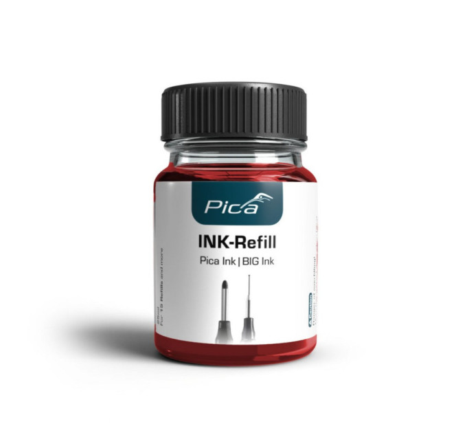 Заправка чернильная Pica 55846 для маркеров Pica Ink & Pica Big Ink, красная, 25мл