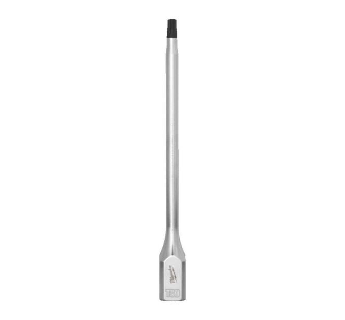 Головка торцевая хромированная ¼” MILWAUKEE удлиненная с битой Torx, T30