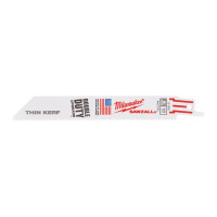 Полотно для сабельных пил THIN KERF MILWAUKEE, 150х1,8мм, (50шт), (металл)
