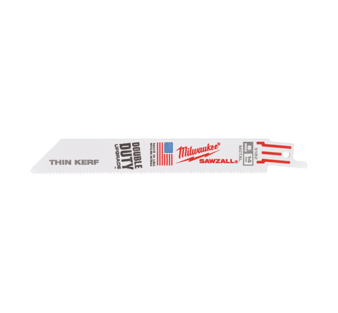 Полотно для шабельних пилок THIN KERF MILWAUKEE, 150х1,8мм, (50шт), (метал)