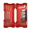 Набір свердел універсальних ShW HEX MILWAUKEE (8шт) (4-12мм), (заміна на 4932493871)