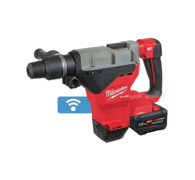 Перфоратор акумуляторний безщітковий SDS-MAX MILWAUKEE M18 FHM-121C (11Дж) (ЗП+1Х12Ач+кейс) FORGE™