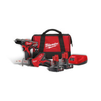 Набір з 2х акумуляторних інструментів MILWAUKEE M12 ВPP2В-402В Набір з 2х акумуляторних інструментів MILWAUKEE M12 ВPP2В-402В