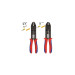 Клещи для опрессовки, резки и зачистки 230мм KNIPEX 97 21 215, фосфатированные