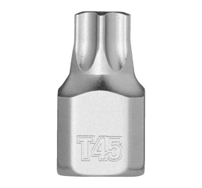 Головка торцевая хромированная ¼” MILWAUKEE укороченная с битой Torx, T45