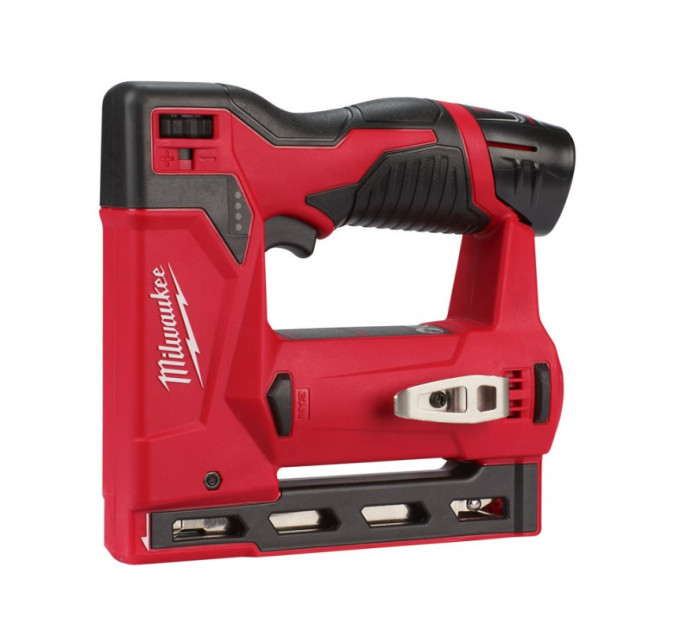 Степлер скобозабивной аккумуляторный MILWAUKEE M12 BST-202X (ЗУ+2акк.Х2ач+HDкейс)
