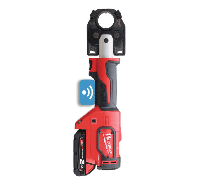 Обжимник гидравлический аккумуляторный для кабелей MILWAUKEE M18 HCCT-201C ONE-KEY (ЗУ+1Х2Ач+кейс)