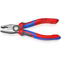 Пассатижи (плоскогубцы) комбинированные Ø12,0мм, 180мм KNIPEX 03 02 180, фосфатированные