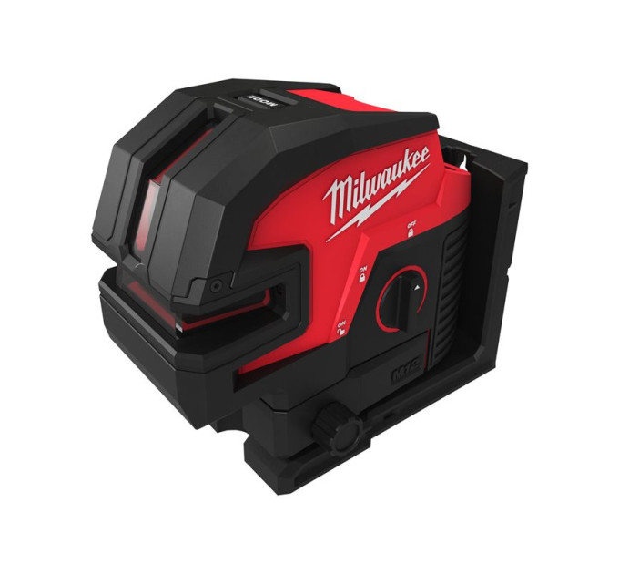 Нивелир 4х точечный лазерный аккумуляторный MILWAUKEE M12 CLL4P-0C (зелёный луч)