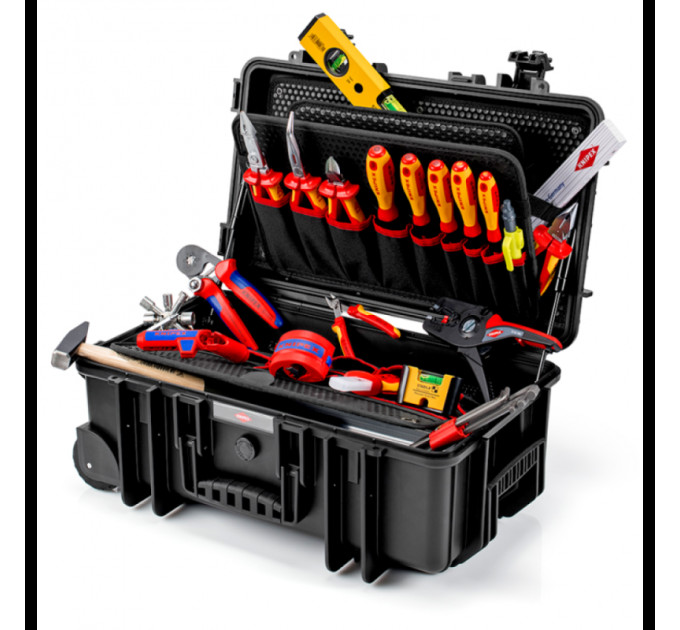 Валіза для інструментів KNIPEX "Robust26" Elektro, 00 21 33 E, укомплектована