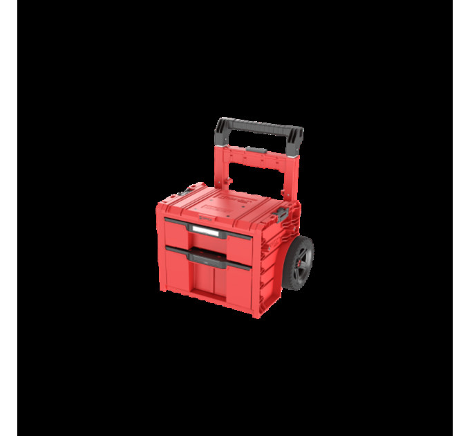 Ящик для инструментов на колесах QBRICK SYSTEM PRO CART 2.0 PLUS DRAWER 2 Red UHD Custom