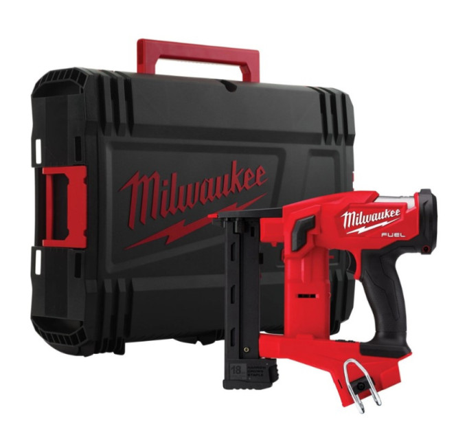 Степлер скобозабивной аккумуляторный зауженный бесщеточный MILWAUKEE M18 FNCS18GS-0X 9,5-38 мм