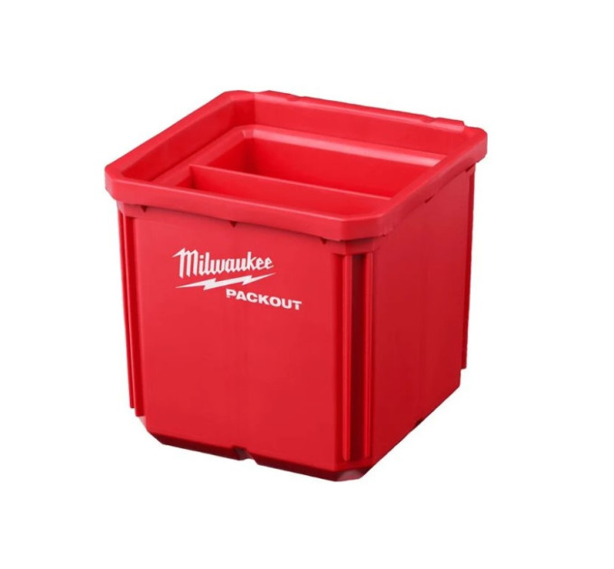 Контейнер для зберігання дрібних деталей 10x10см PACKOUT MILWAUKEE (46x102x102мм) (2шт)