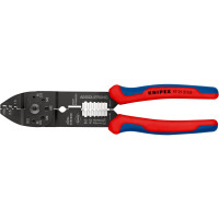 Клещи для опрессовки, резки и зачистки 230мм KNIPEX 97 21 215 B SB, фосфатированные