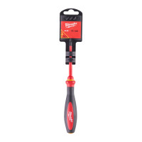 Отвертка VDE диелектрическая тонкая MILWAUKEE PZ1x80 мм Отвертка VDE диелектрическая тонкая MILWAUKEE PZ1x80 мм