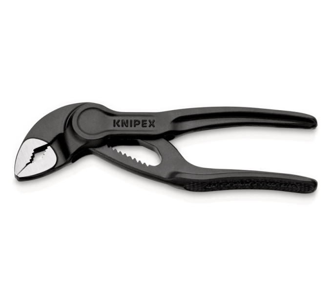 Клещи сантехнические переставные высокотехнологические, Ø28мм Cobra KNIPEX XS 87 00 100 BK, фосфат