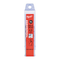 Свердло по металу THUNDERWEB HSS-G MILWAUKEE, DIN338, Ø4, 9х86х52мм, (10шт)