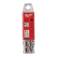Свердло по металу HSS-G MILWAUKEE DIN1897, Ø3,2х49х18мм, короткий, (10шт)