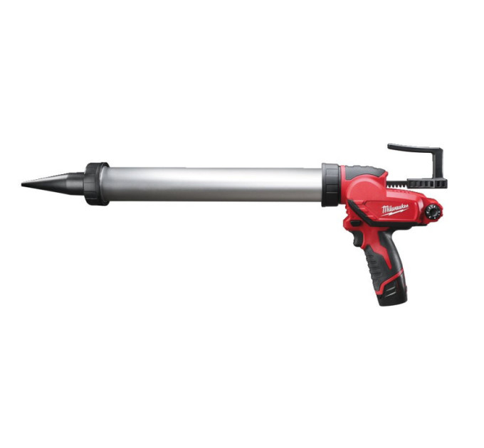Пистолет для герметика аккумуляторный MILWAUKEE M12 PCG/600A-201B (600мл) (ЗУ+1акк.Х2Ач+сумка)