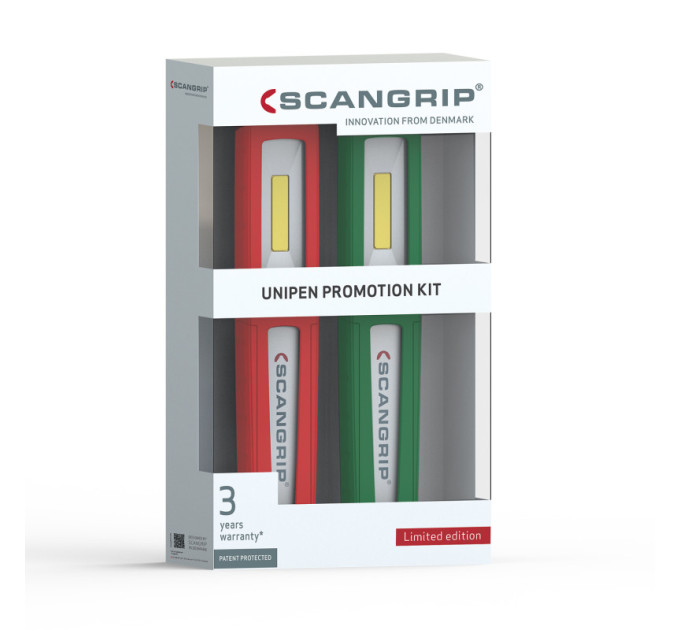 Набор светодиодных ручных фонарей (2шт) USB UNIPEN ПРОМО SCANGRIP