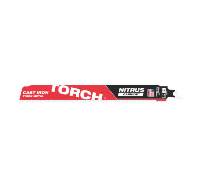 Полотно для сабельных пил TORCH CARBIDE NITRUS MILWAUKEE, 230х2,5мм, (металл)
