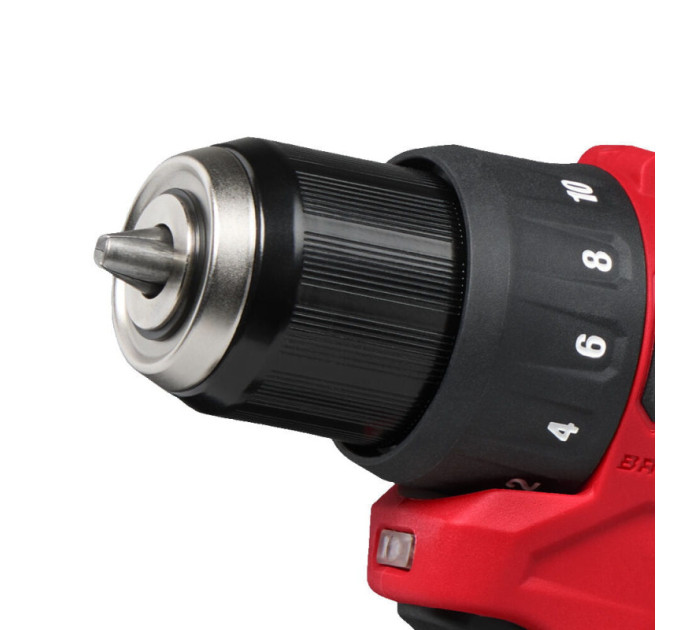 Дриль-шуруповерт акумуляторний безщітковий MILWAUKEE M12 BLDDRC-402С (40Нм) (ЗУ+2акк.Х4Ач+кейс)