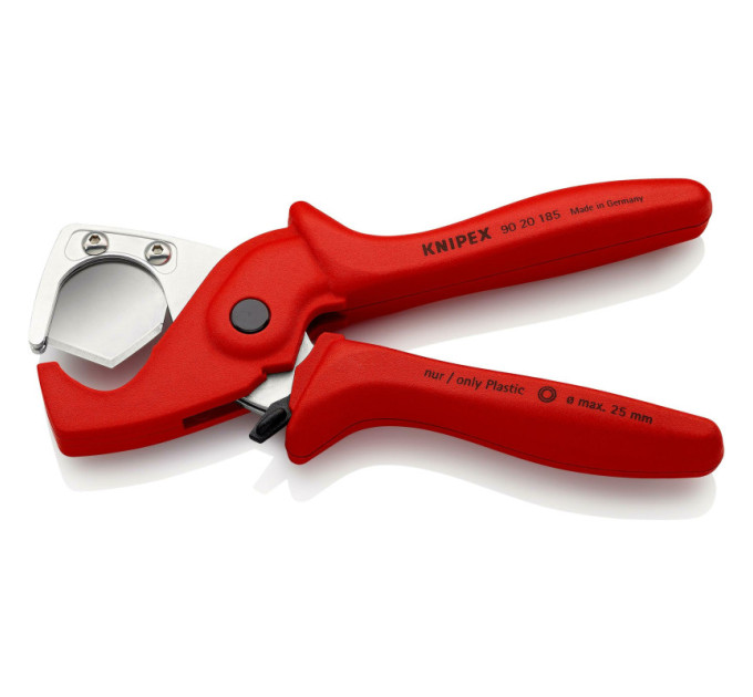 Труборез для шлангов и защитных труб Ø25мм KNIPEX 90 20 185 SB