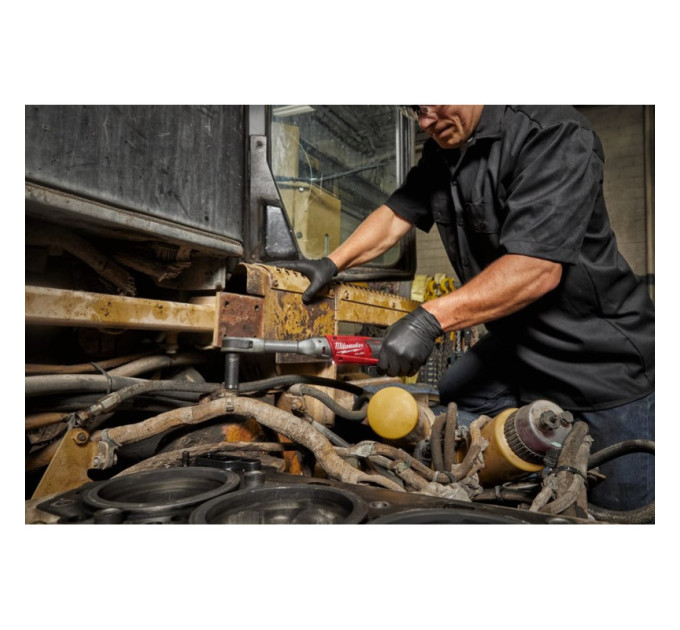 Трещётка аккумуляторная бесщёточная удлинённая MILWAUKEE 3/8" (75 Нм) M12 FIR38LR-0 (каркас)