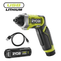 Отвертка аккумуляторная RYOBI USB Lithium RSD4-120T 4В (1х2Ач) 5Нм, 200об/хв Отвертка аккумуляторная RYOBI USB Lithium RSD4-120T 4В (1х2Ач) 5Нм, 200об/хв