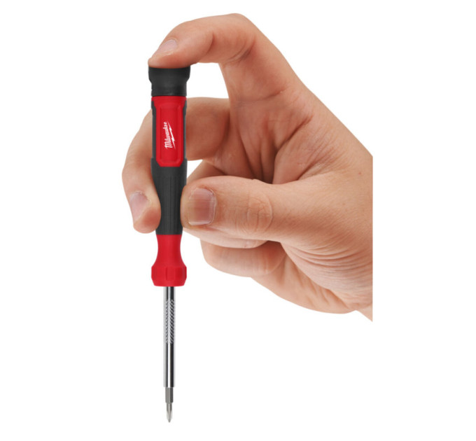 Отвертка со сменными вставками 4 в 1 (PH00 и SL 0,23x1,5 / PH0 и SL 0,5x3,0) MILWAUKEE
