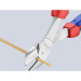 Кусачки боковые (бокорезы) особой мощности, Ø4,6мм, 250мм KNIPEX 74 05 250, хромированные