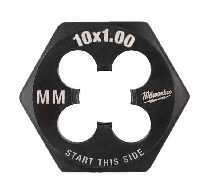 Плашка шестигранная MILWAUKEE, М10-1,00мм