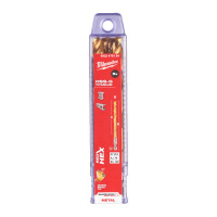 Свердло по металу RedHEX SHOCKWAVE™ HSS-TiN MILWAUKEE, Ø10,0х120х76мм, (5шт)