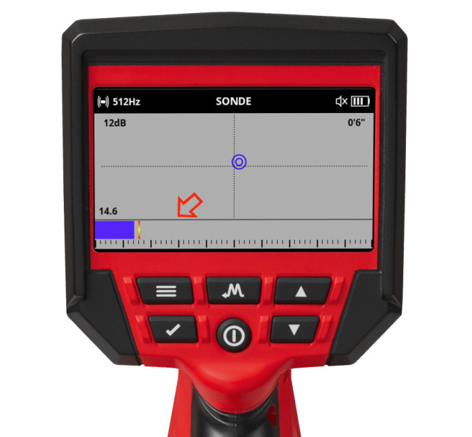 Локатор акумуляторний MILWAUKEE M12 PL-201C (ЗУ+1акк.Х2Ач+кейс)