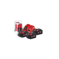 Енергокомплект MILWAUKEE M18 NRG-503 (ЗУ M12-18FC+3акк.Х5А В5) + подарунок акумулятор M12 B2