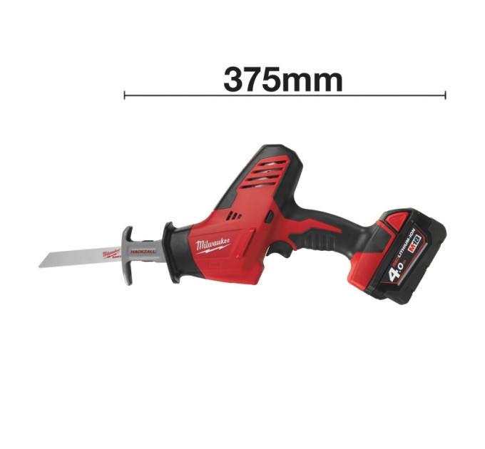 Пила сабельная аккумуляторная MILWAUKEE M18 C18 HZ-402B (ЗУ+2акк.Х4Ач+сумка)