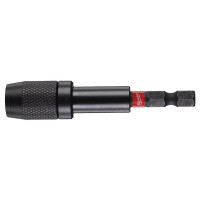 Держатель для бит магнитный ShW 1/4'' Hex MILWAUKEE,  с фиксатором, 73мм