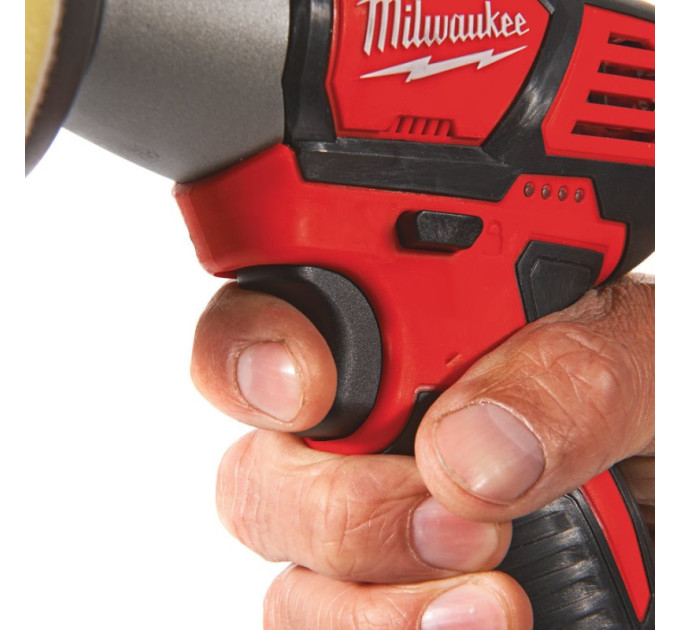 Машина полировальная аккумуляторная MILWAUKEE M12 BPS-421X (ЗУ+2Ач+4Ач+кейс)