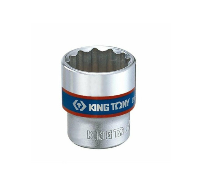 Головка торцевая хромированная 3/8" KING TONY, 21мм (6 гранн.)