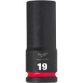 Головка ударная ShW 1/2'' SKT MILWAUKEE, удлиненная, 19мм