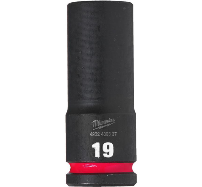 Головка ударная ShW 1/2'' SKT MILWAUKEE, удлиненная, 19мм