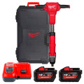 Гайковерт железнодорожный аккумуляторный MILWAUKEE 1'' M18 FHIWF1R-122C (2000Нм)(ЗУ+1Х12Ач), (замена