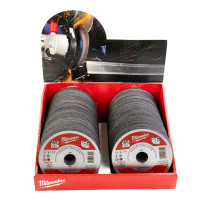 Диск отрезной по металлу MILWAUKEE, SCS 41/115х3 PRO+, Ø115мм, (200шт) Диск отрезной по металлу MILWAUKEE, SCS 41/115х3 PRO+, Ø115мм, (200шт)
